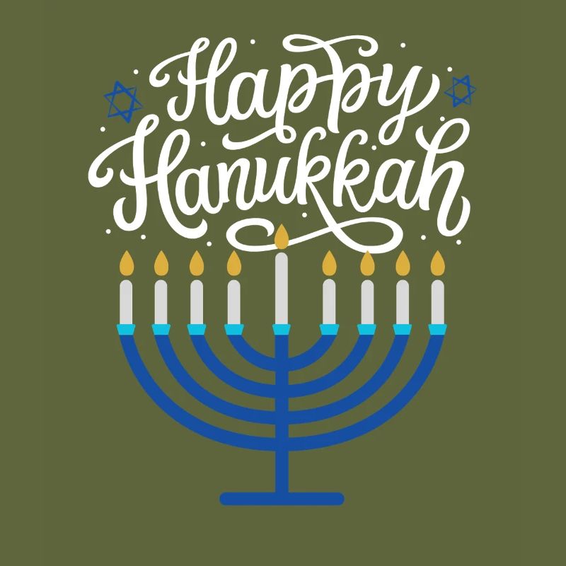 Joyeux Menorah de Hanoucca