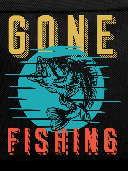 Gone Fishing Retro Splash