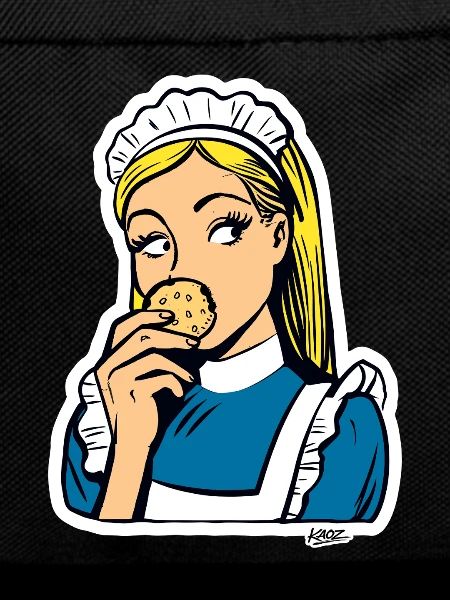 Maid and Cookie Pop Art