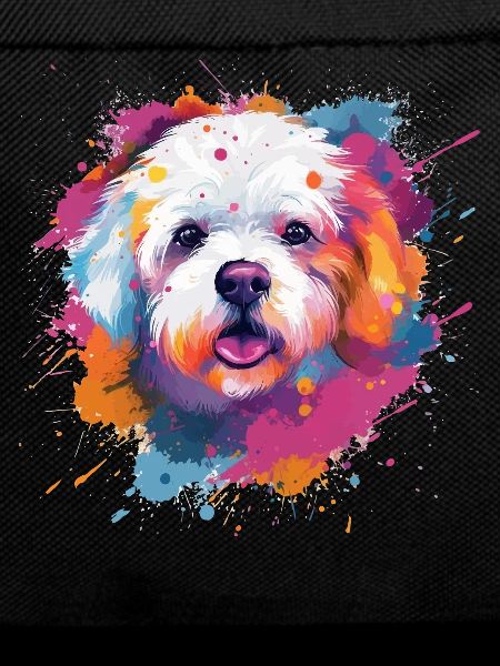 Bichon Fris Bunte Hundesplash-Kunst