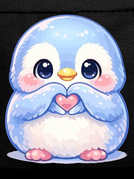 Tender Penguin Heart Friend