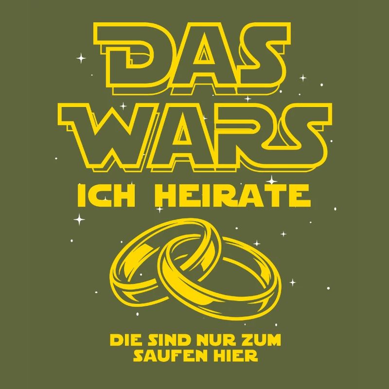 JGA Das Wars. Ich heirate - Eheringe