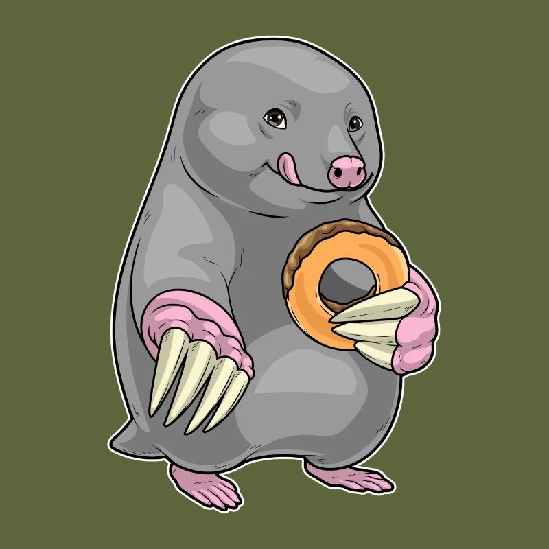 Maulwurf Donut