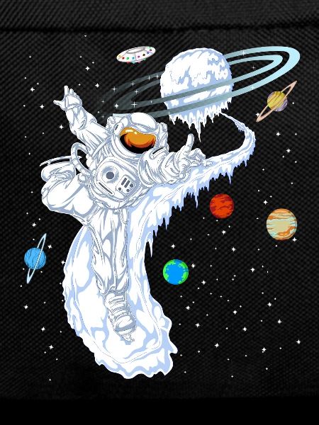 Astronaut Skiing Planet Shirt