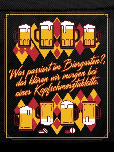 Biergarten Kater Humor