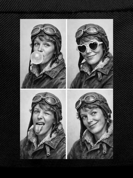 Amelia Earhart Collage