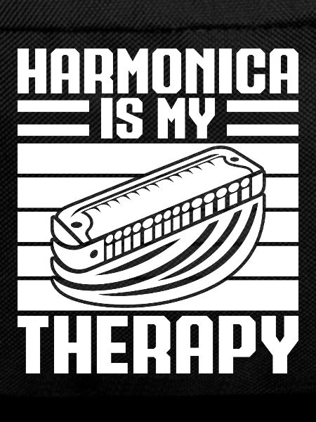 Harmonica Musican Is My Therapy Harmonica
