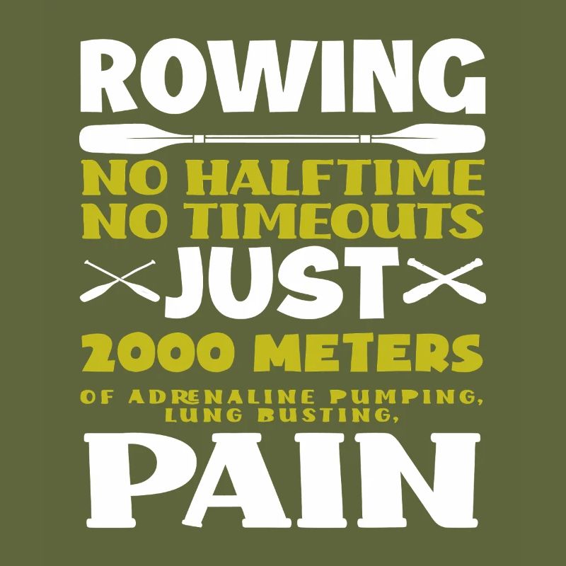 Aviron 2000 m Douleur