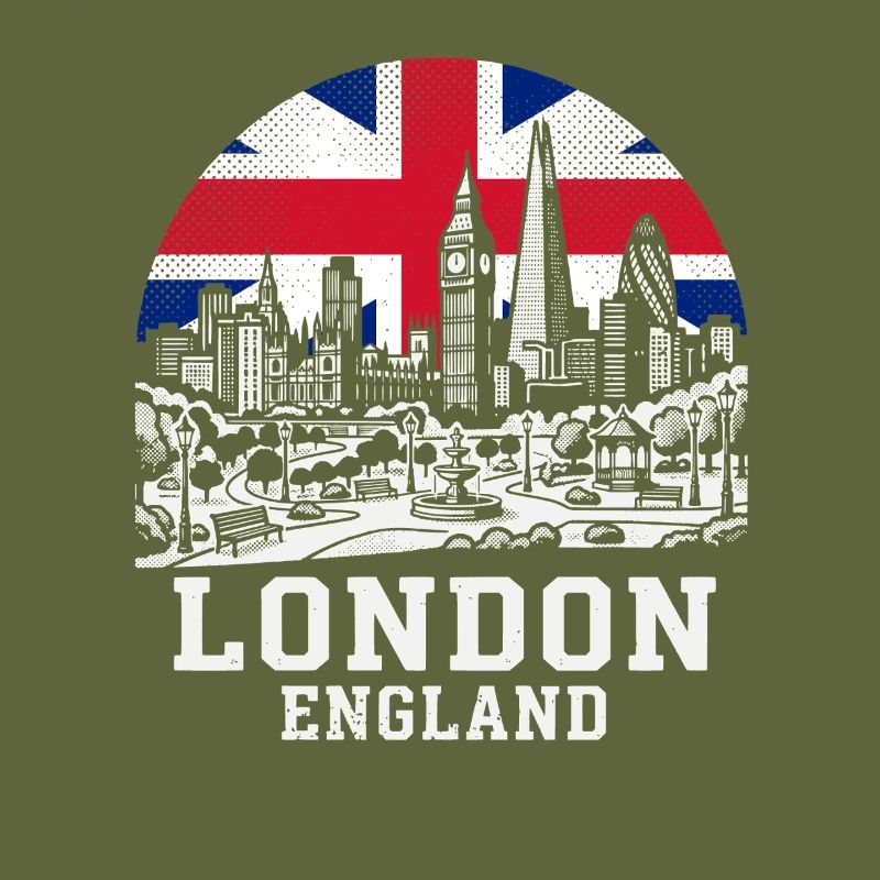 London Skyline Union Jack