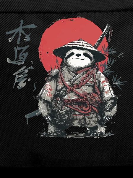 Sloth Samurai Under Red Sun