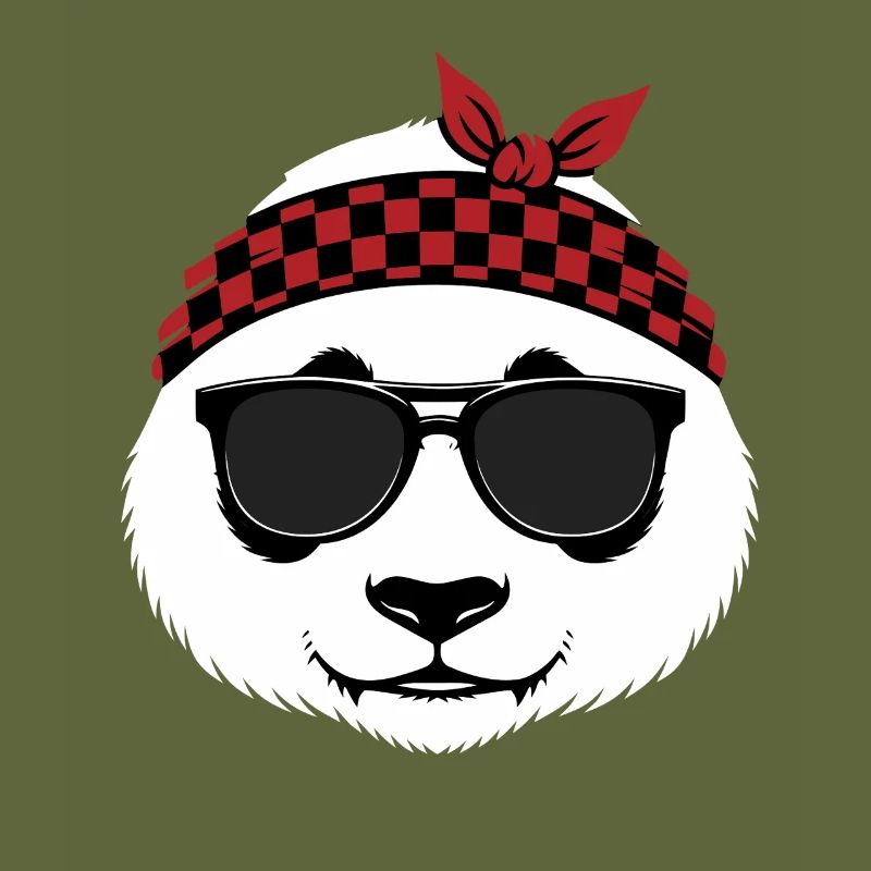 Cool Panda Bear Sunglasses