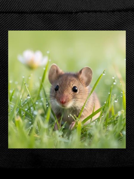Field Mouse Wildlife Grass Wildflower Design