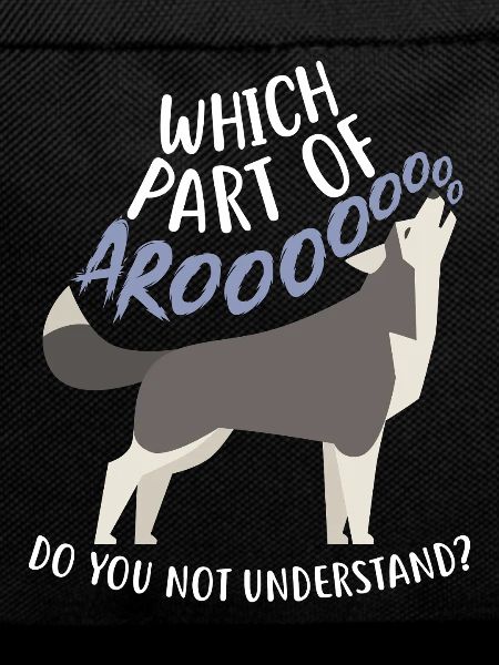 Siberian Husky Dog Arooo