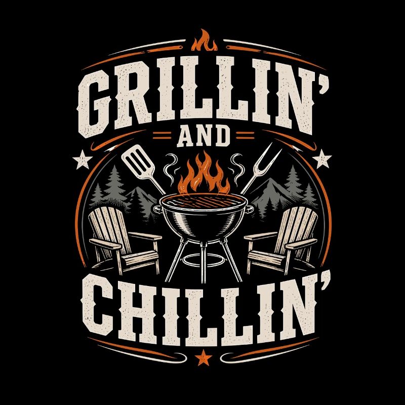 Dad Father Grill Master Hero Fun BBQ