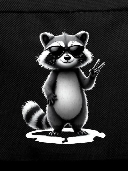 Raccoon with sunglasses