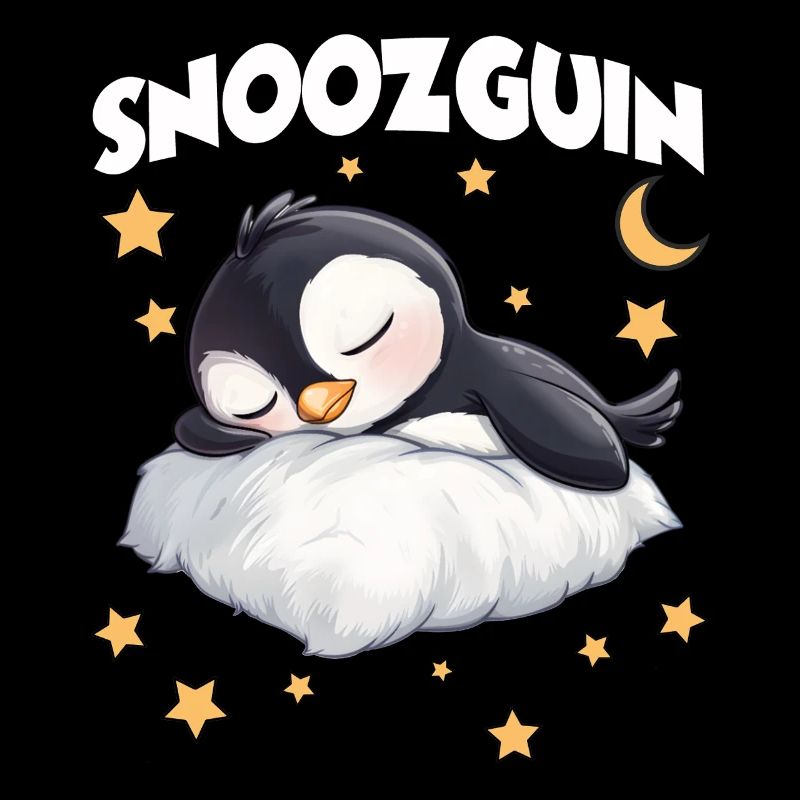 Snoozguin Penguin Pyjama Matinal Fatigué