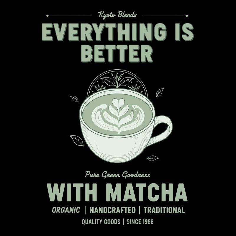 Tout est mieux avec du matcha vert pur