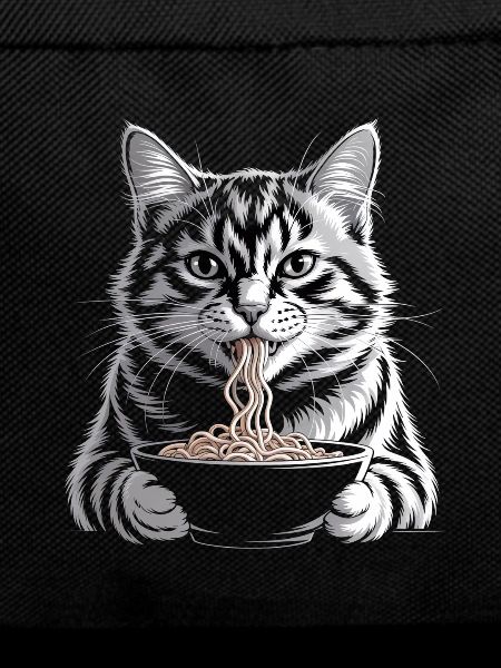Cat Eats Ramen