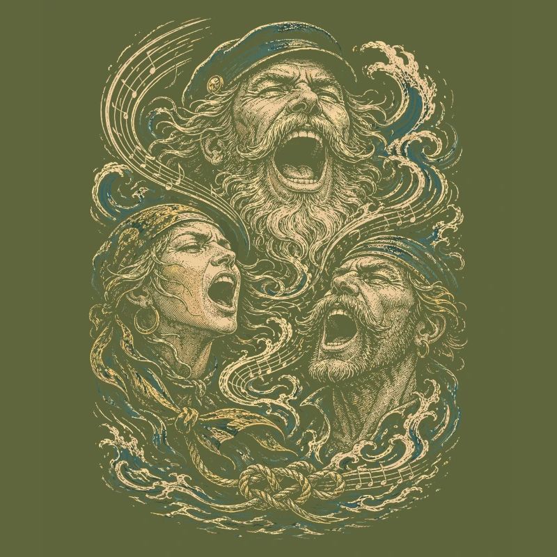Chansons marines de chœur de bidonvilles