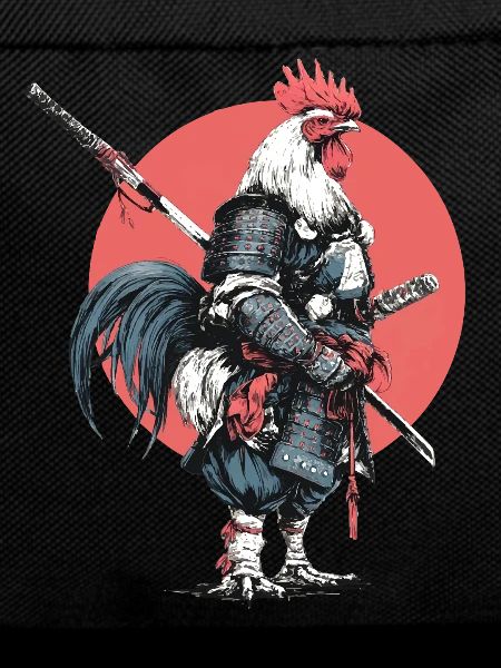 Rooster Samurai in Armor