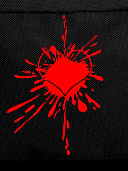 Heart Splash Splatter Art