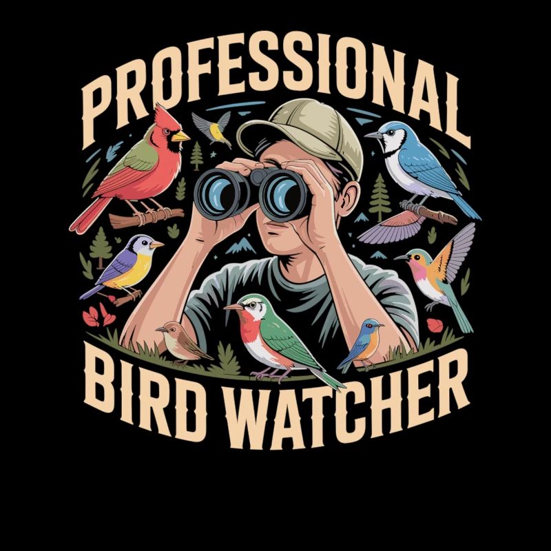 Professional Bird Watcher Vogelbeobachter