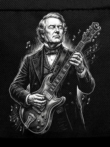 Millard Fillmore Playing Guitar