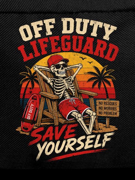 Off-Duty Lifeguard Beach Humor