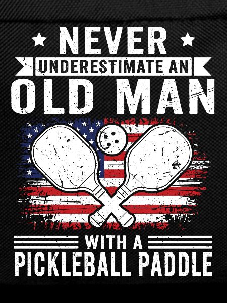 Never underestimate: Old man with pickleball