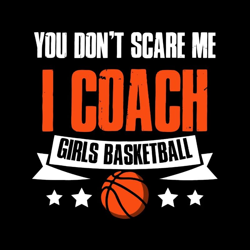 Ich trainiere den Mädchen-Basketball