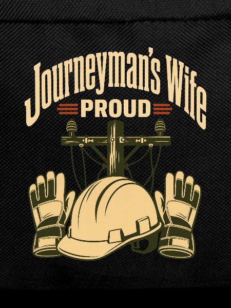 Proud Journeyman's Wife Lineman Spouse Design