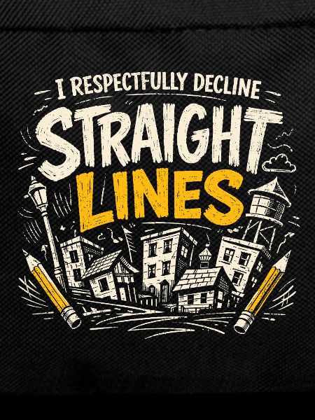 Straight lines? No thanks | Urban Sketching