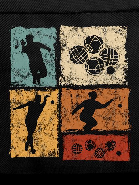 Bocce and Petanque Player Graphic