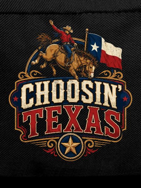 Choosin' Texas Cowboy Logo