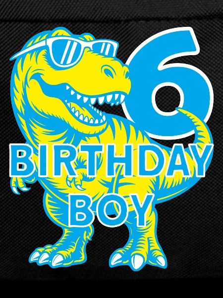 DINO 6 YEARS DINOSAUR 6TH BIRTHDAY