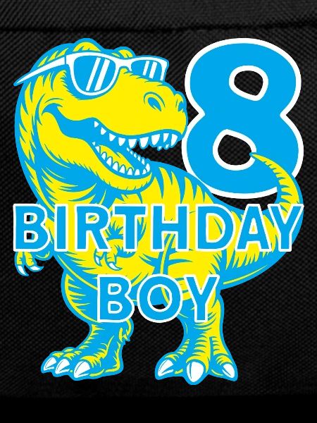DINO 8 YEARS DINOSAUR 8TH BIRTHDAY