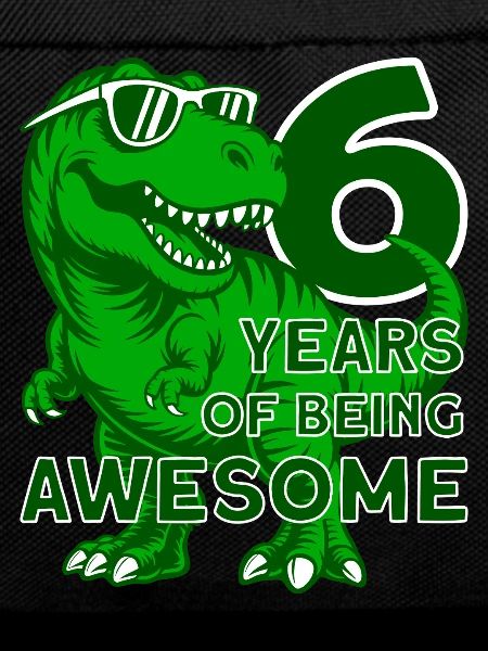 DINO 6 YEARS DINOSAUR 6TH BIRTHDAY