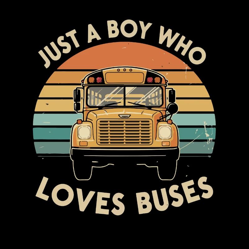 Nur ein Junge liebt Busse