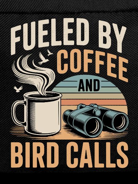 Coffee, bird calls and binoculars