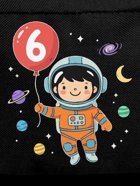 Balloon 6 Birthday Sixth Birthday Gift