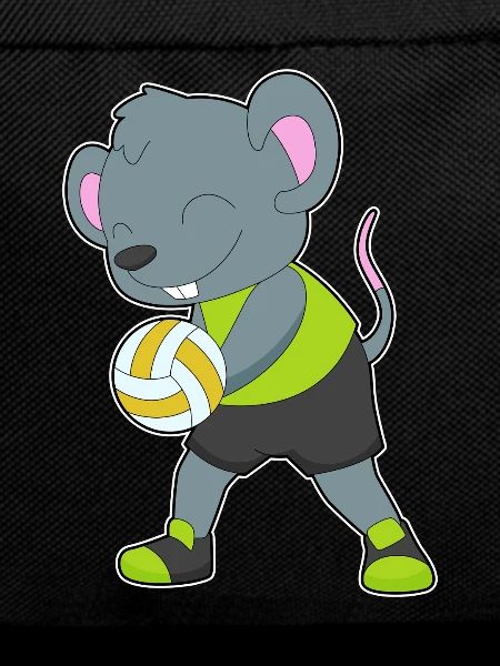 Mouse Volleyball Player Volleyball