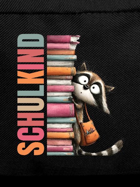 Schulkind Waschbär Einschulung 