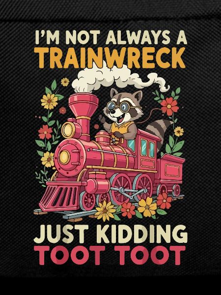 Raccoon Zugwitz Flower Train