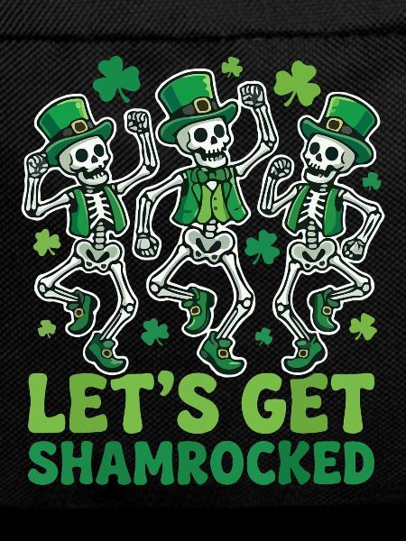 Skeleton Shamrock St. Patrick's Day