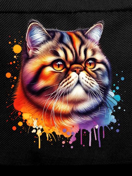 Exotic Shorthair Cat Motif