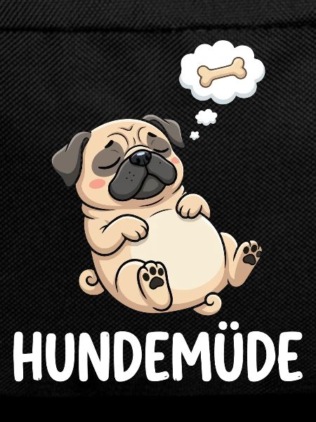 Hundemüde Traum-Pug Knochen