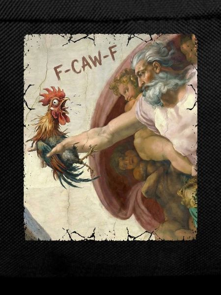 F-CAW-F Rooster Meme – Funny Sarcasm Saying