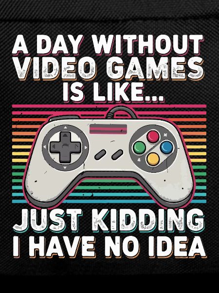 Retro Controller Humor Rainbow
