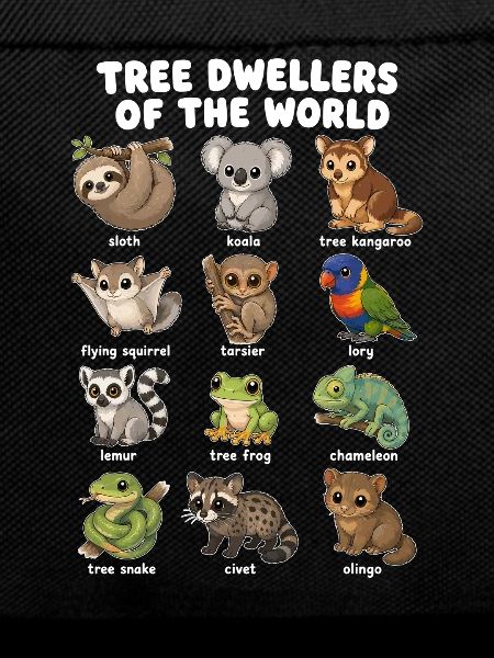 Tree Dwellers Cute Cartoon Table