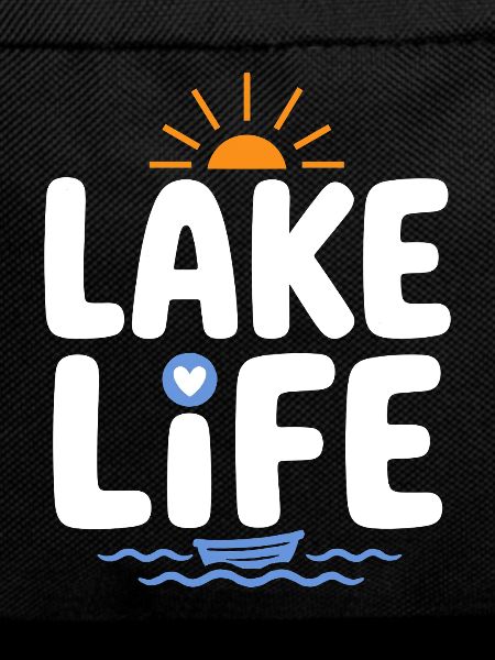 Lake Life Sunrise Badge